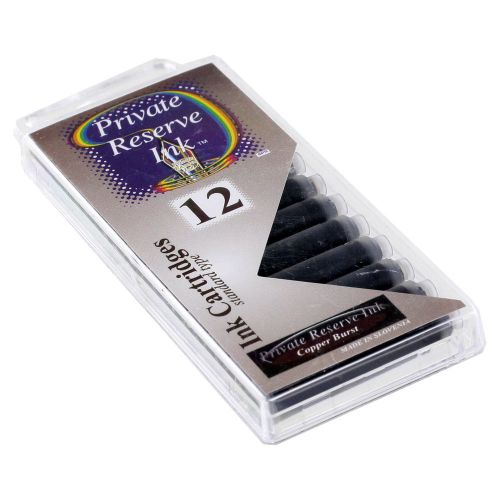 Private Reserve Ink Short International Ink Cartridges, Pack of 12  Copper Burst
