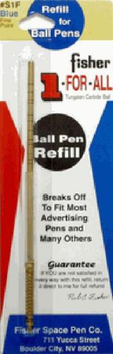 Fisher Non-Pressurized Refill One-for-All Blue Fine Point