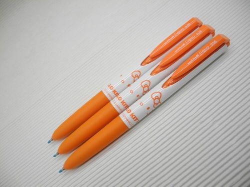 Orange 3pcs new sanrio hello kitty uni-ball umn-185kt 0.38mm rollerpen(japan for sale