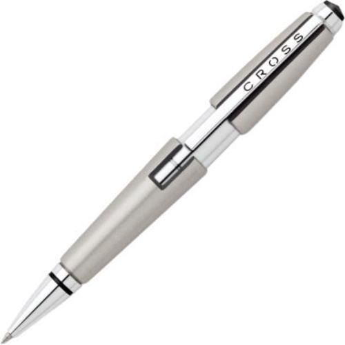 Cross Edge Gel Pen - 0.7 Mm Pen Point Size - Black Ink - Titanium (at05555)