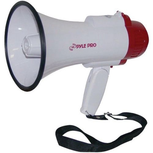 Pyle pro pmp35r professional megaphone/bullhorn with siren &amp; voice recorder for sale