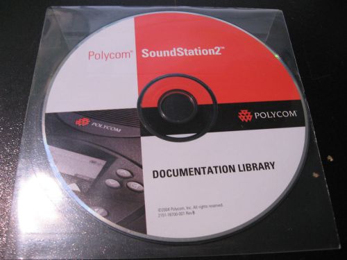 Polycom SoundStation2 Documentation Library CD-ROM - SEALED ENVELOPE