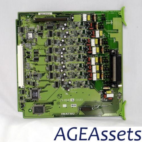 Iwatsu adix omega ix-8subs-3 101477 8-port analog station expansion card module for sale