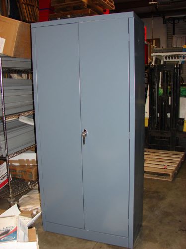 Edsal rta8005gy gray storage cabinet 36x24x78 for sale