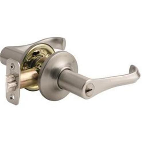 Yale new traditions woodland satin nickel keyed entry door lock lever set 771wl for sale