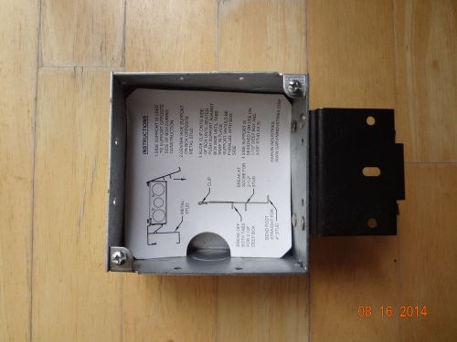 Garvin square box: 2-1/8&#034; deep with 4&#034; square box w/ metal stud bracket for sale