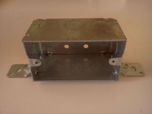 Thomas &amp; betts (13 pc lot) square electrical box 2-1/8 wide, deep with brackets for sale