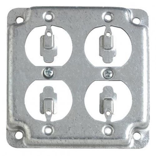 4&#034; SQ 4-OUTLET BOX COVER RS830