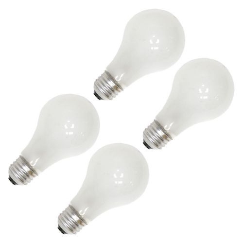 Sylvania 11376 52 w 120 v A19 Incandescent Super Saver Light Bulb 4 Pack