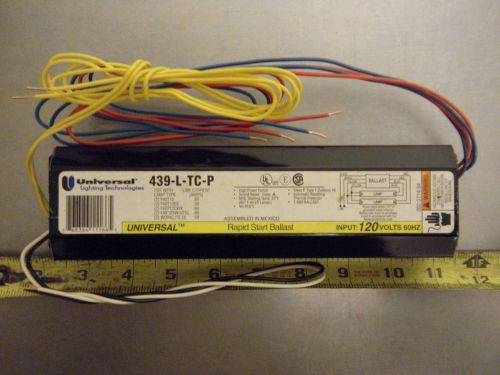 Fluorescent Ballast for (2) F40T12 and others. 120V input Universal  Rapid Start