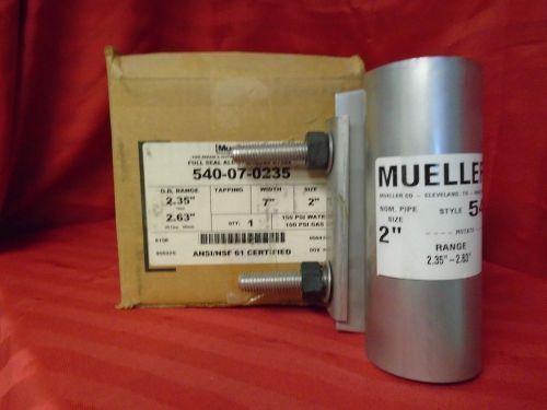 Mueller series 540 - 2&#034; stainless steel pipe repair clamp for sale