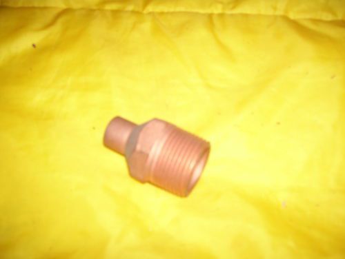 NEW COPPER FITTING PLUMBING HAC 5/8 X 1 MALE ADAPTER