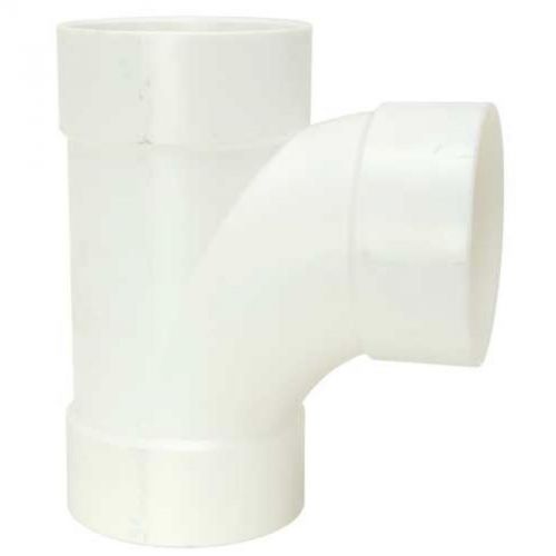 Styrene DWV Sanitary Tee 4&#034; S41140 GENOVA PRODUCTS INC Abs - Dwv Tees and Wyes