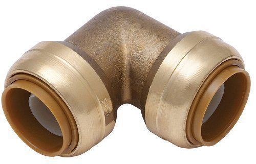 2 sharkbite type epc 1/2&#034; 90* elbow quick connect brass push fitting coupling for sale