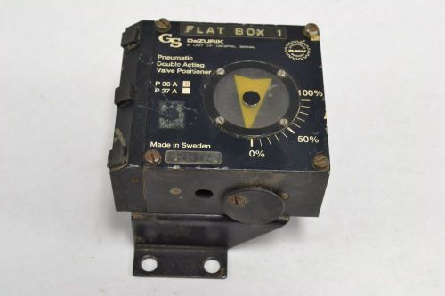 Dezurik p36a double acting valve 0-15psi positioner air to open b270642 for sale