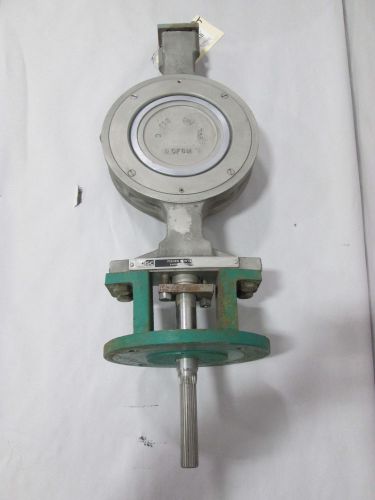 New fisher e-disc 600 stainless wafer butterfly valve d374137 for sale