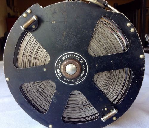 Rare berkeley wyteface &#034;a&#034; steel measure tape keuffel esser ke k&amp;e movie prop for sale