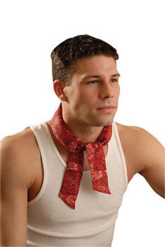 Miracool Deluxe Cooling Neck Bandana Cowboy Western Red