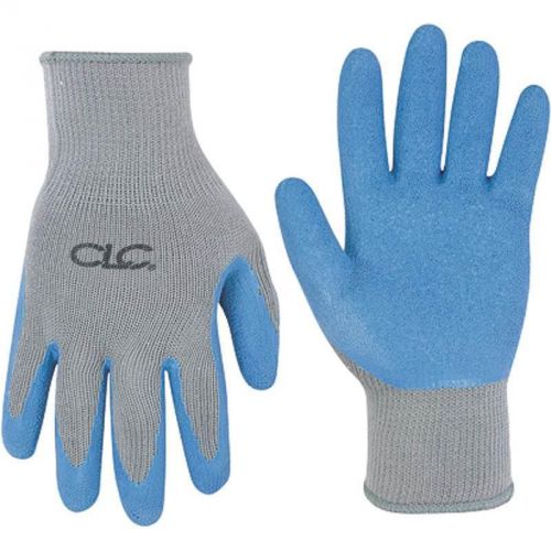 GLV WRK S GRY ELASTICIZED WRST CUSTOM LEATHERCRAFT Gloves - Coated P2030S Gray