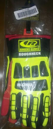 RINGERS GLOVES ROUGHNECK IMPACT RESISTANT GREEN SIZE L