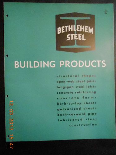 1952 Bethlehem Steel Company Building Products CATALOG Carleton Lever House NY
