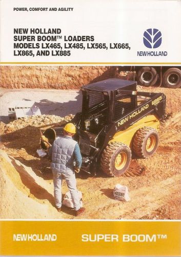 Equipment Brochure - New Holland - LX465 etal - Super Boom Skid Loader (E1032)