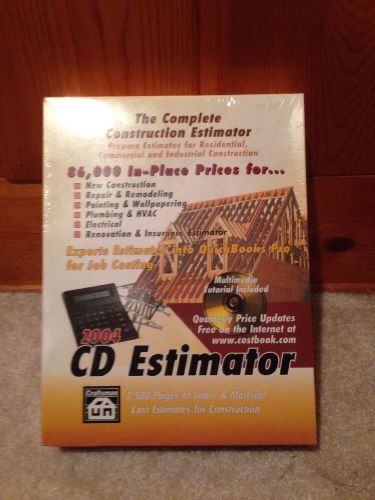2004 CD Estimator by Craftsman- Construction-New/Sealed in original box!