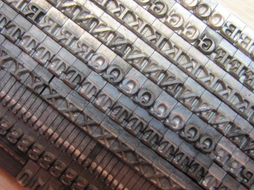 Letterpress Lead Type 12 Pt. Engravers Roman ATF # 1627  B27