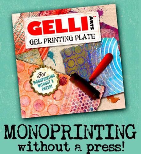 Gelli Arts 6&#034; x 6&#034; Gel Printing Plate for Mono Printing - Durable and Reuseable!