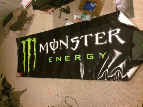 Huge Monster Energy Drink Banner FMX BMX Skateboard Sign