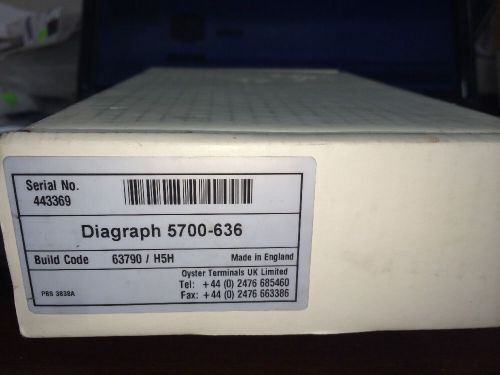DIAGRAPH Series 1 Ink Jet System 3.8 LC400 Hand Held Terminal 5700-636 (NIB)