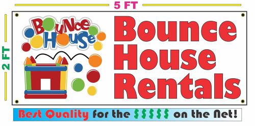 BOUNCE HOUSE RENTALS Banner Sign NEW Larger Size Best Quality for the $$$