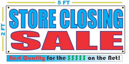 STORE CLOSING SALE Banner Sign NEW Larger Size Best Quality for The $$$ RWB