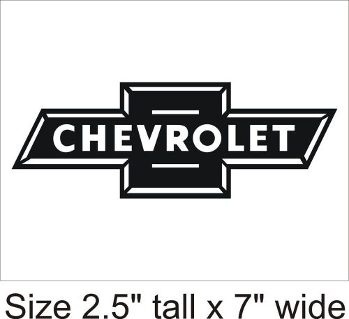 Car Logo Chevrolet Vinyl Sticker Decal Car  Truck Bumper Fine Art Cafe - 1387