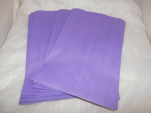 100 6x9 (6.25x9.25) Purple Paper Merchandise Kraft Bags,Party Favor Gift Bags