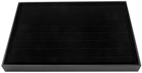 Darice jewelry ring display tray  9.4 by 13.8-inch  black velvet for sale