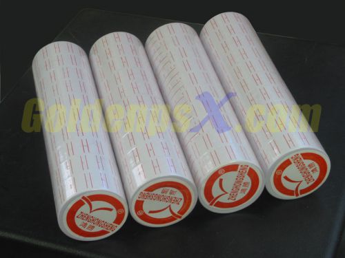 4 Tubes 40 Rolls New Labels For MX-5500 Price Label Gun