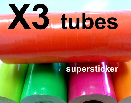 Red Price Tags for MX-6600 2 Lines Gun 3 tubes x 14 rolls x 500