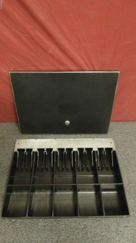 CASH REGISTER DRAWER INSERT Till TRAY With LID APG  M15NF NO KEY