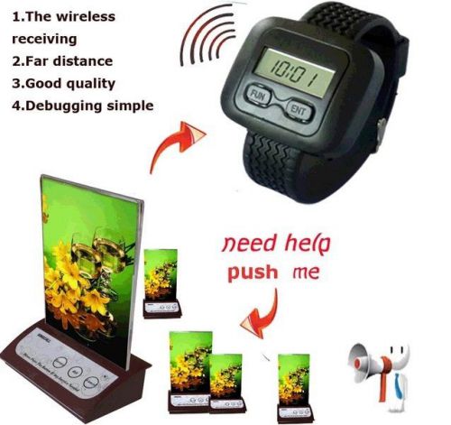 Promotion Multikey Ordering Card and Mobile Wireless Calling System  Kits Pager