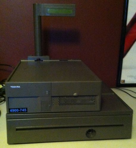 Toshiba / IBM Surepos 4900-745 with cash drawer and pole display