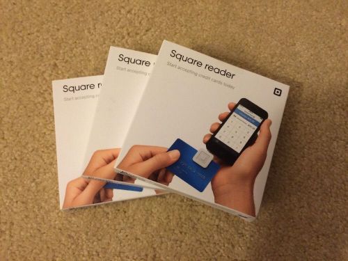 Square Credit Card Reader - Package Bundle of 3