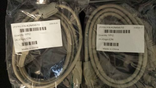 Lot of 5 New IBM USB Powered Display Cables 1.8M 42M5670