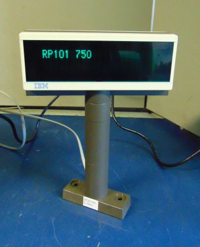IBM Customer Display Pole for POS System PN# 73G1106  Powers On! S661