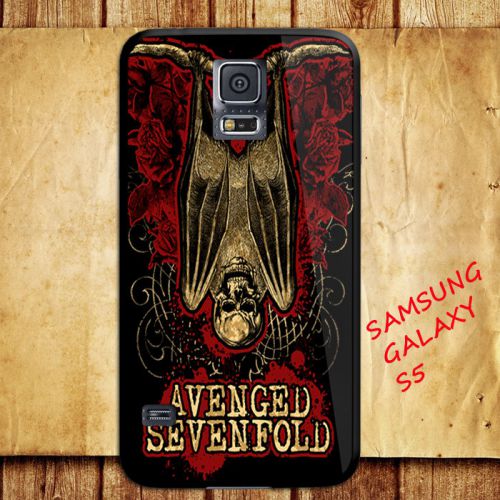 iPhone and Samsung Galaxy - Logo Avenged Sevenfold Rock Band Deathbat - Case