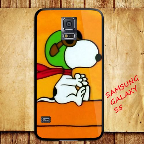 iPhone and Samsung Galaxy - Snoopy Dog House Pilot Cartoon Funny Cute - Case