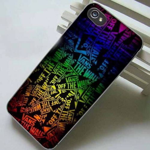 Samsung Galaxy and Iphone Case - Collage Vans Off The Wall Logo Colourful