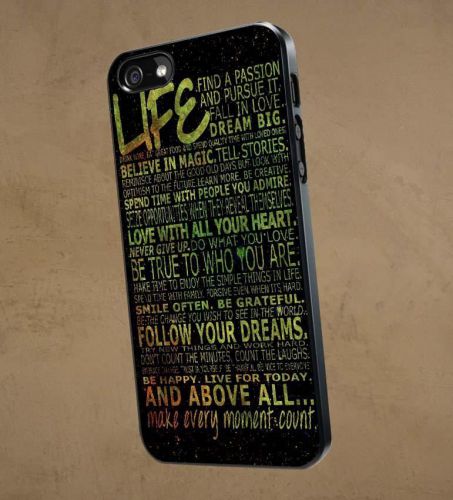 Life Quotes Samsung and iPhone Case