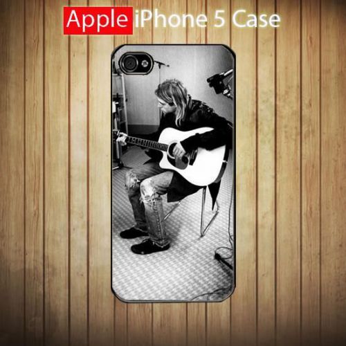 iPhone and Samsung Case - Musician Kurt Cobain Playing Guitar Retro - Cover