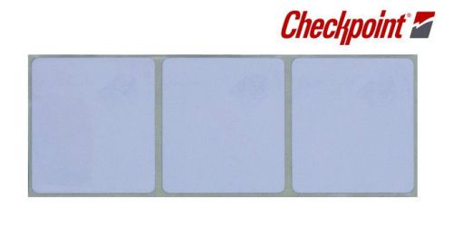Qty 2000 checkpoint superlabel eas security label white1.22&#034;x1.26&#034; 8.2 mhz for sale